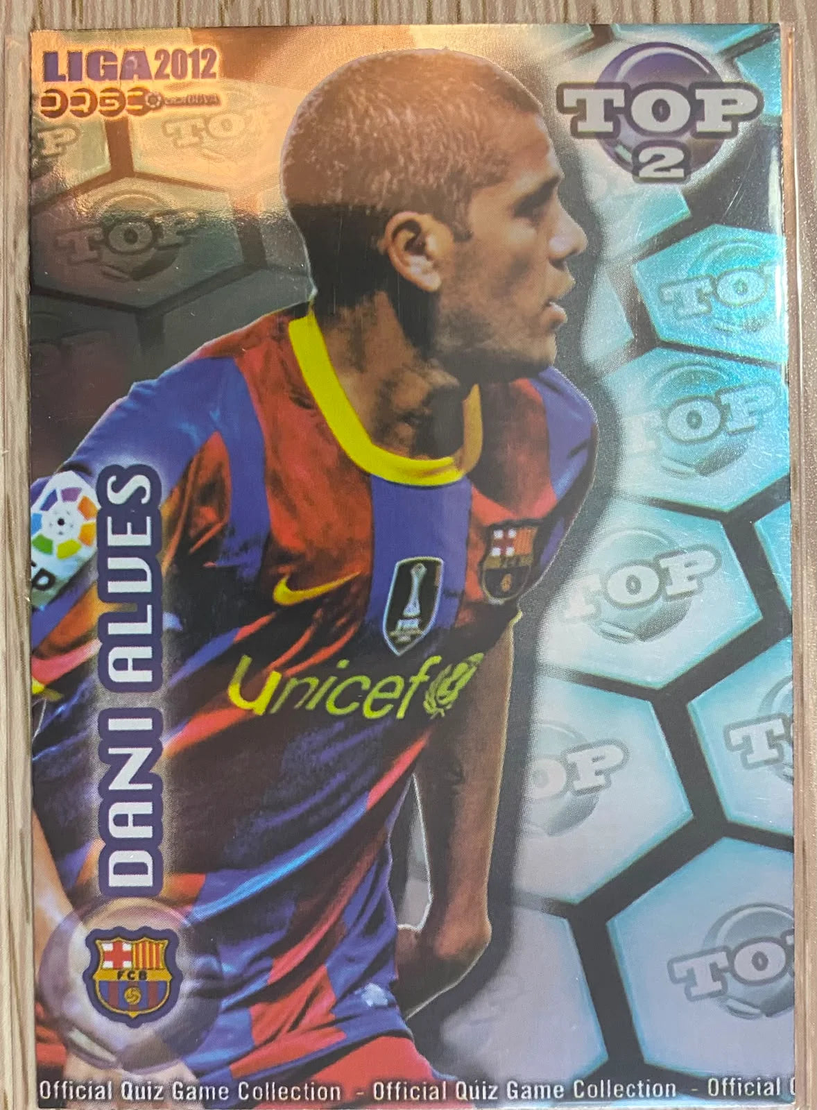 Dani Alves Top - Mundicromo 2011/12 - Retro La Liga Collection