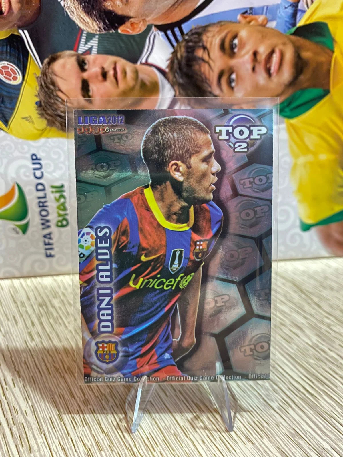 Dani Alves Top - Mundicromo 2011/12 - Retro La Liga Collection