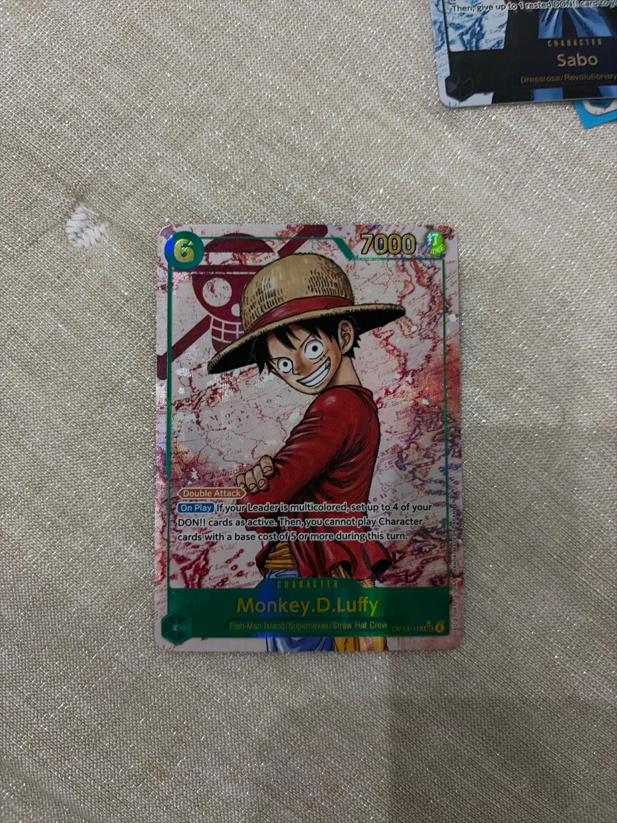 Monkey.D.Luffy (118) (Parallel) OP13-118 (Carrying On His Will)