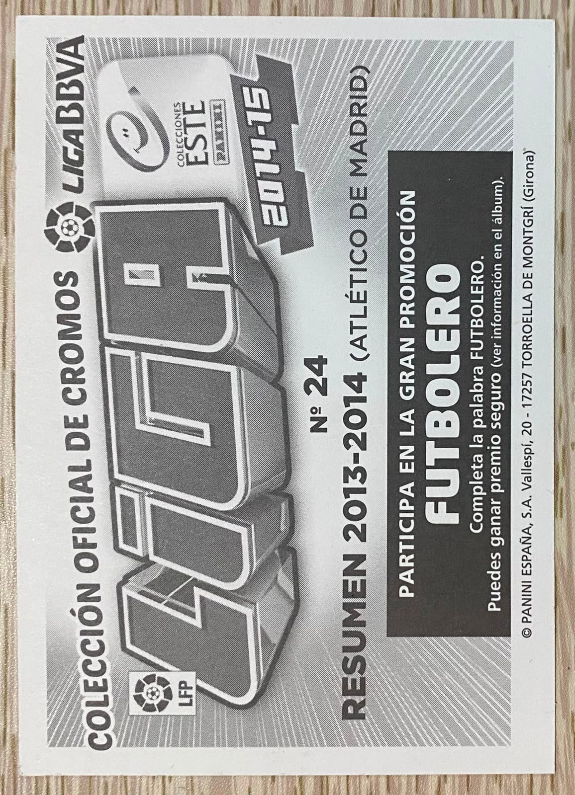 Courtois/Diego Costa CPC Sticker - 2014-15 Panini Liga Este Stickers - Atletico Madrid