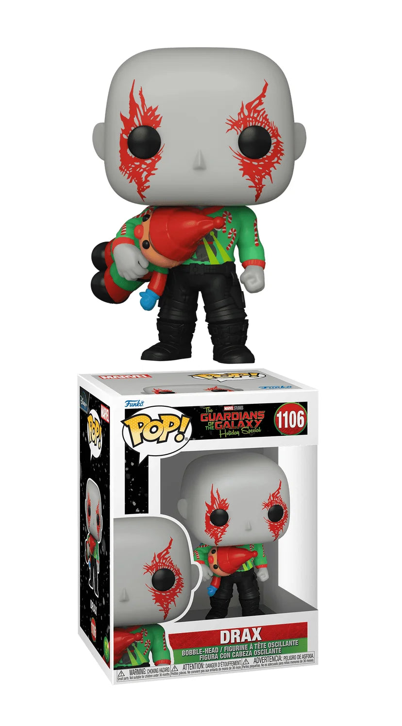 Funko Pop! Marvel Studios - The Guardians Of The Galaxy : Holiday Special - Drax #1106