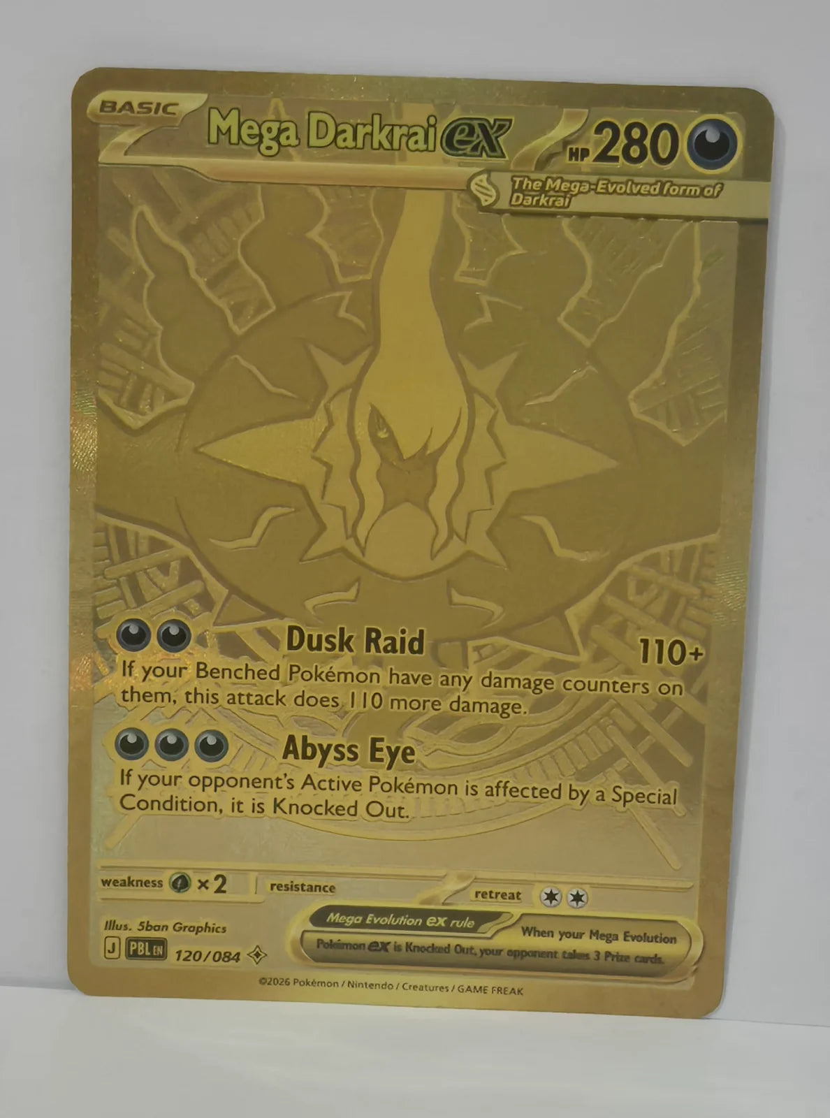 Mega Darkrai ex 120/084 (Pitch Black)