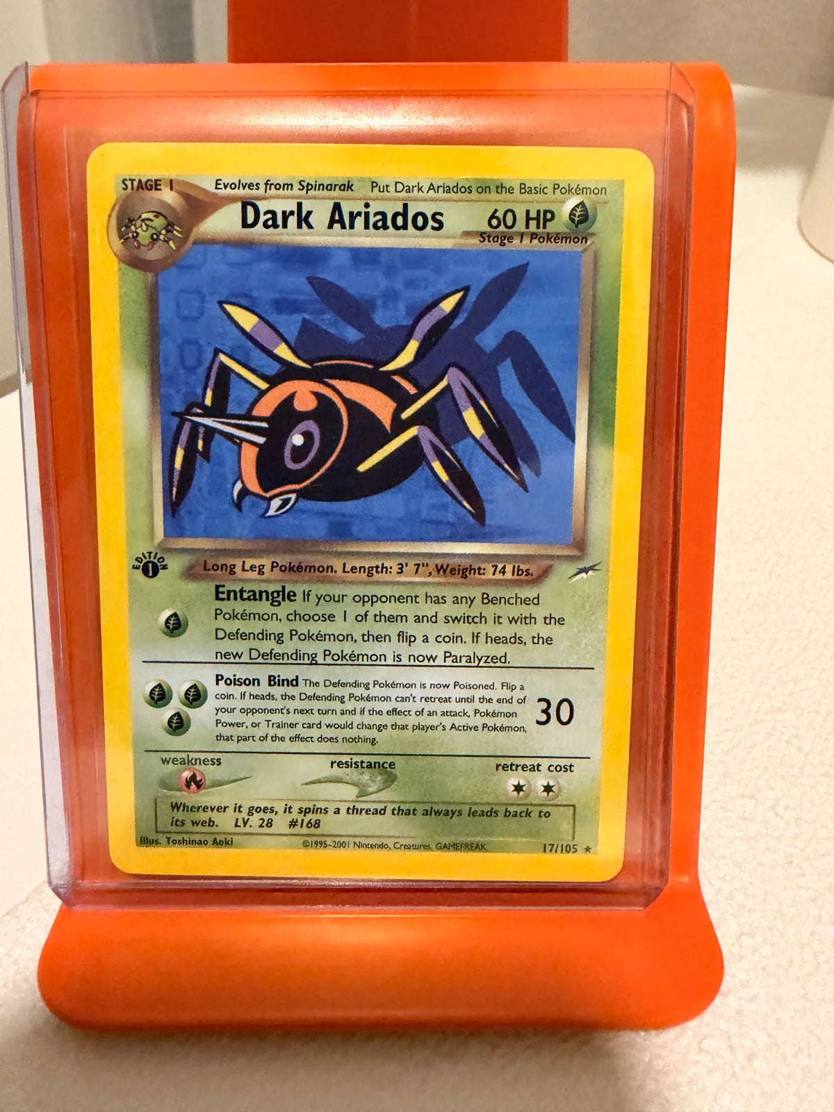 Dark Ariados 17 · 1st Edition (Neo Destiny)