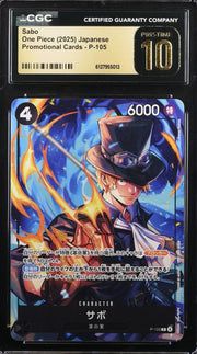One Piece, Sabo, P-105, Japanese, 2025, PRISTINE 10