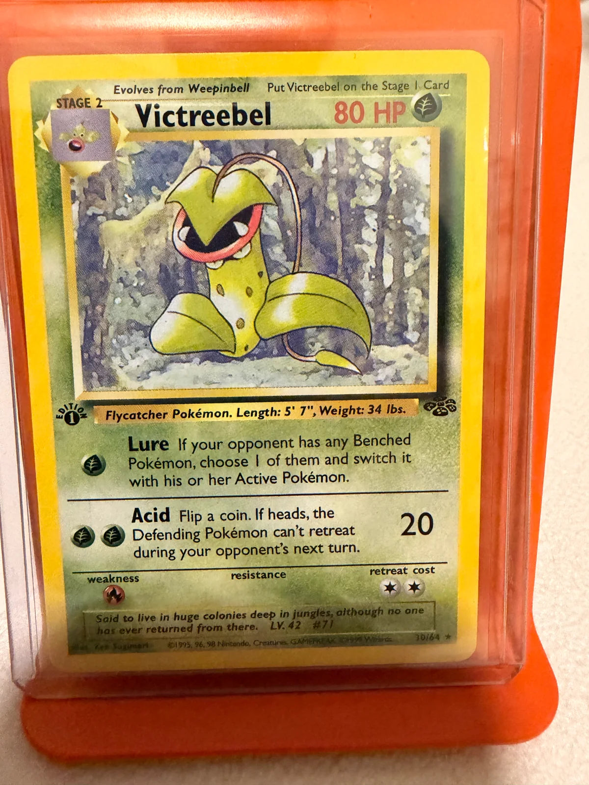 Victreebel 30 · 1st Edition (Jungle)