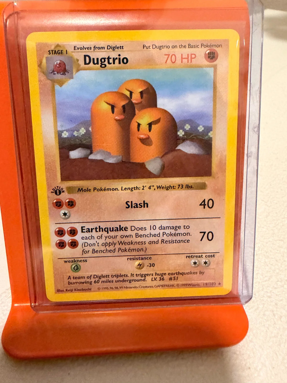 Dugtrio 19 · 1st Edition (Base Set (1st Edition & Shadowless))