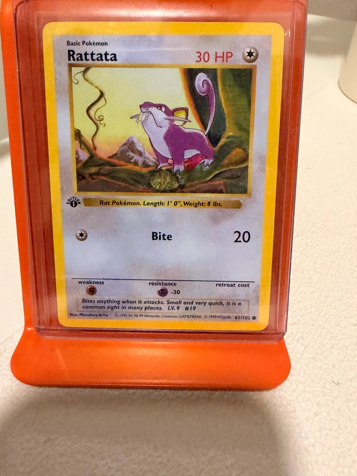 Rattata 61 · 1st Edition (Base Set (1st Edition & Shadowless))