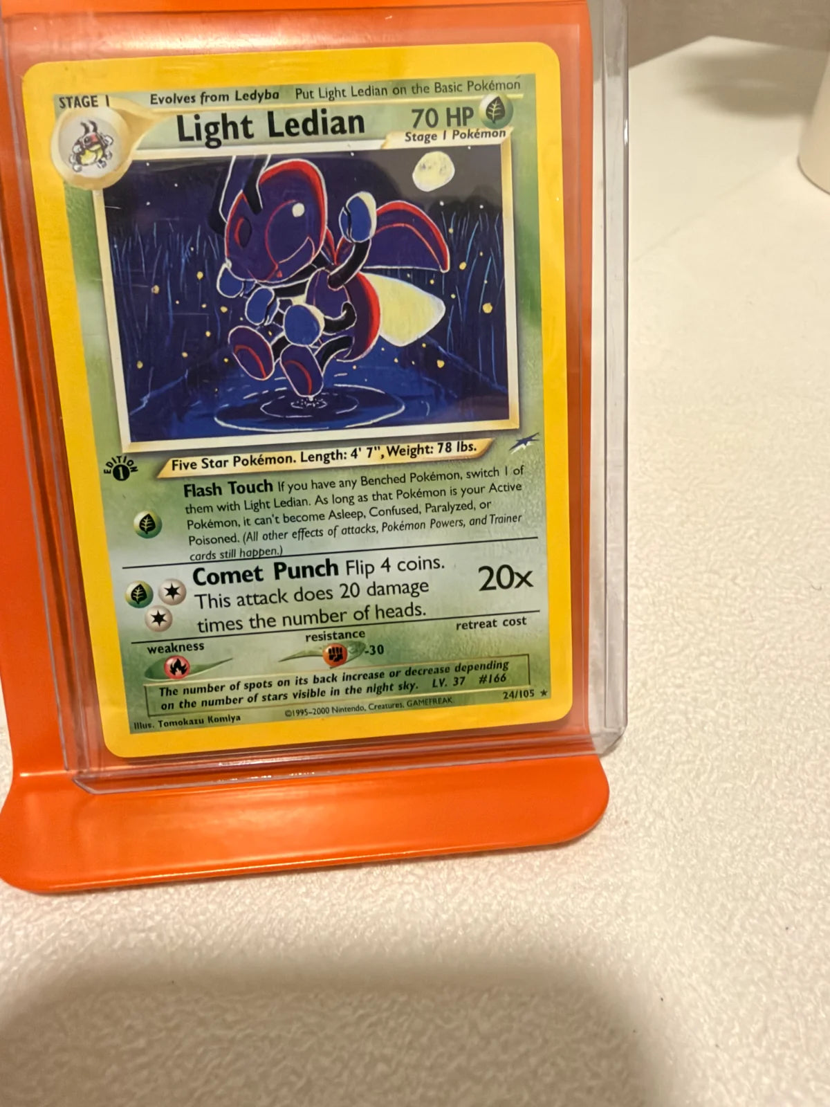 Light Ledian 24 · 1st Edition (Neo Destiny)