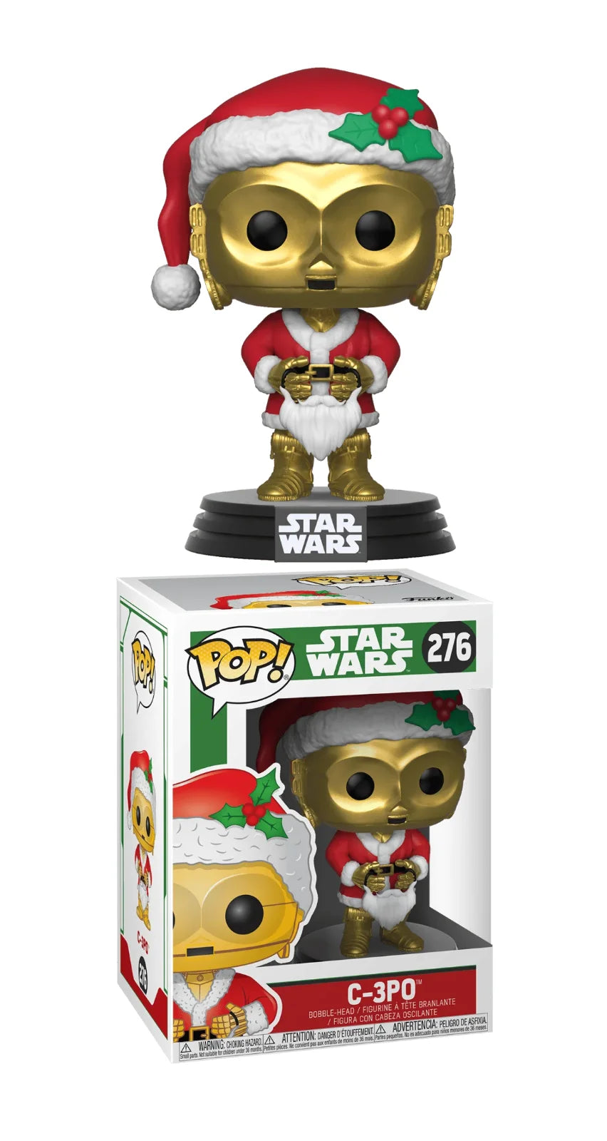 Funko POP! Star Wars: C-3PO (Santa) #276 Holiday Theme