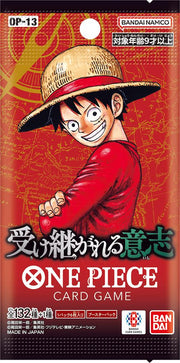 Booster Pack One Piece Japanese Carrying on His Will