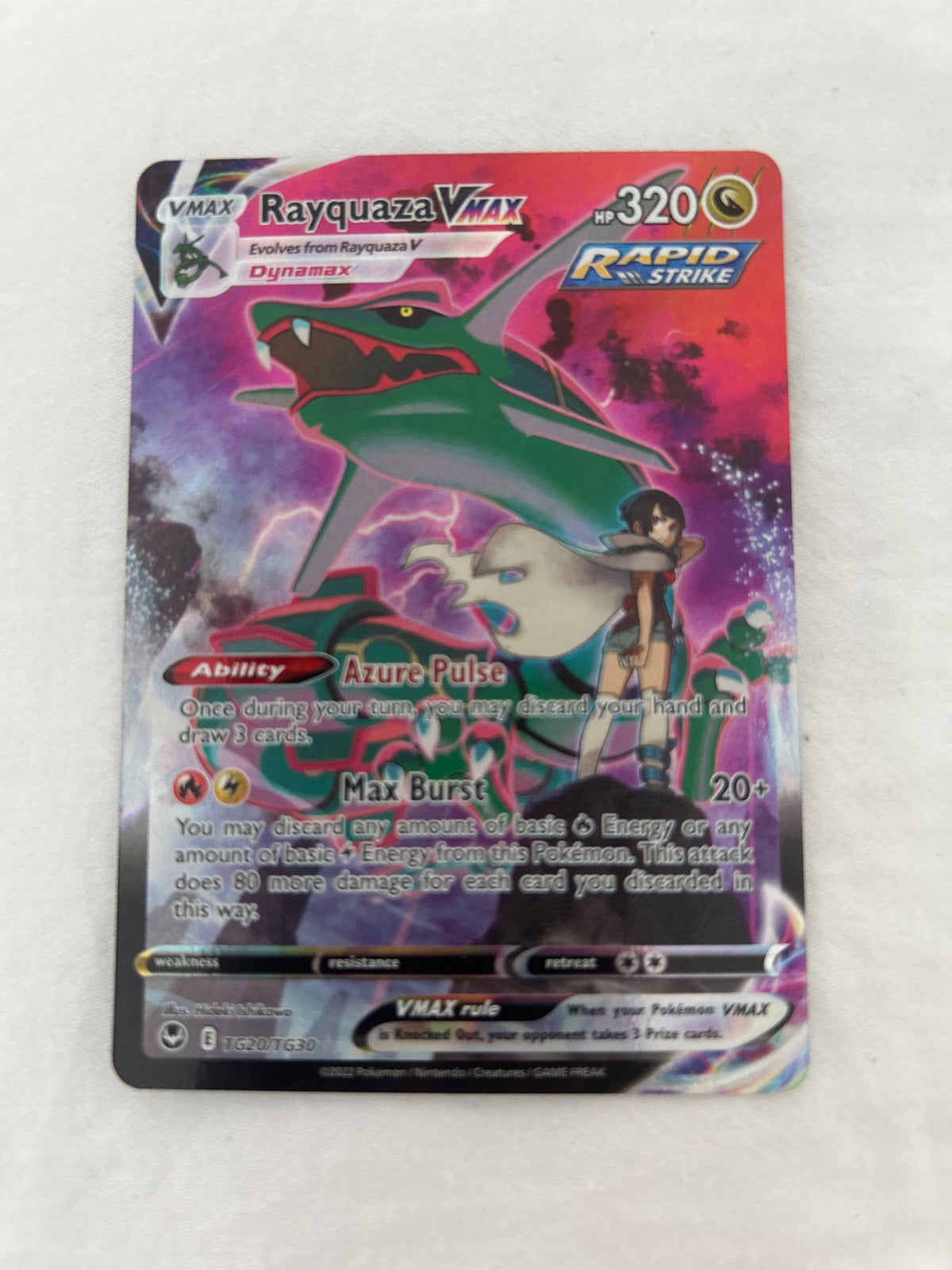 Rayquaza VMAX TG20/TG30 (Silver Tempest Trainer Gallery)