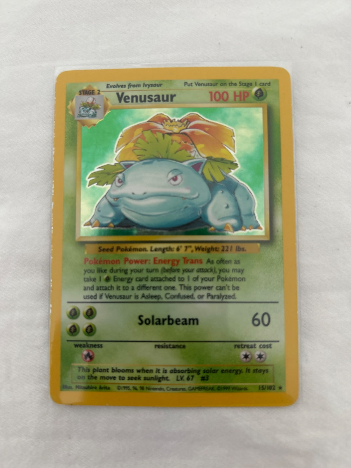 Venusaur 15 (Base Set (Unlimited))