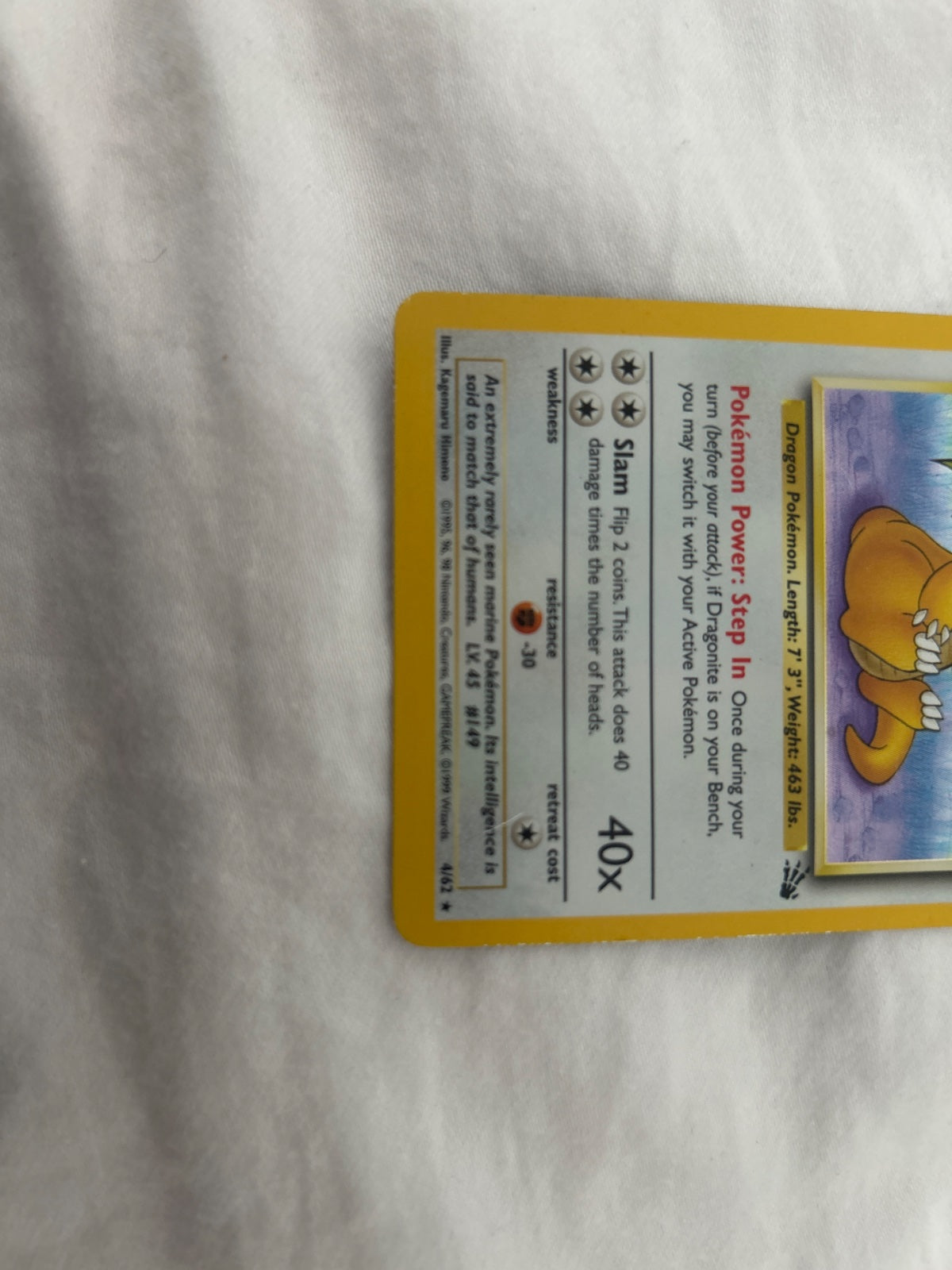 Dragonite 4 · Unlimited Holofoil (Fossil)