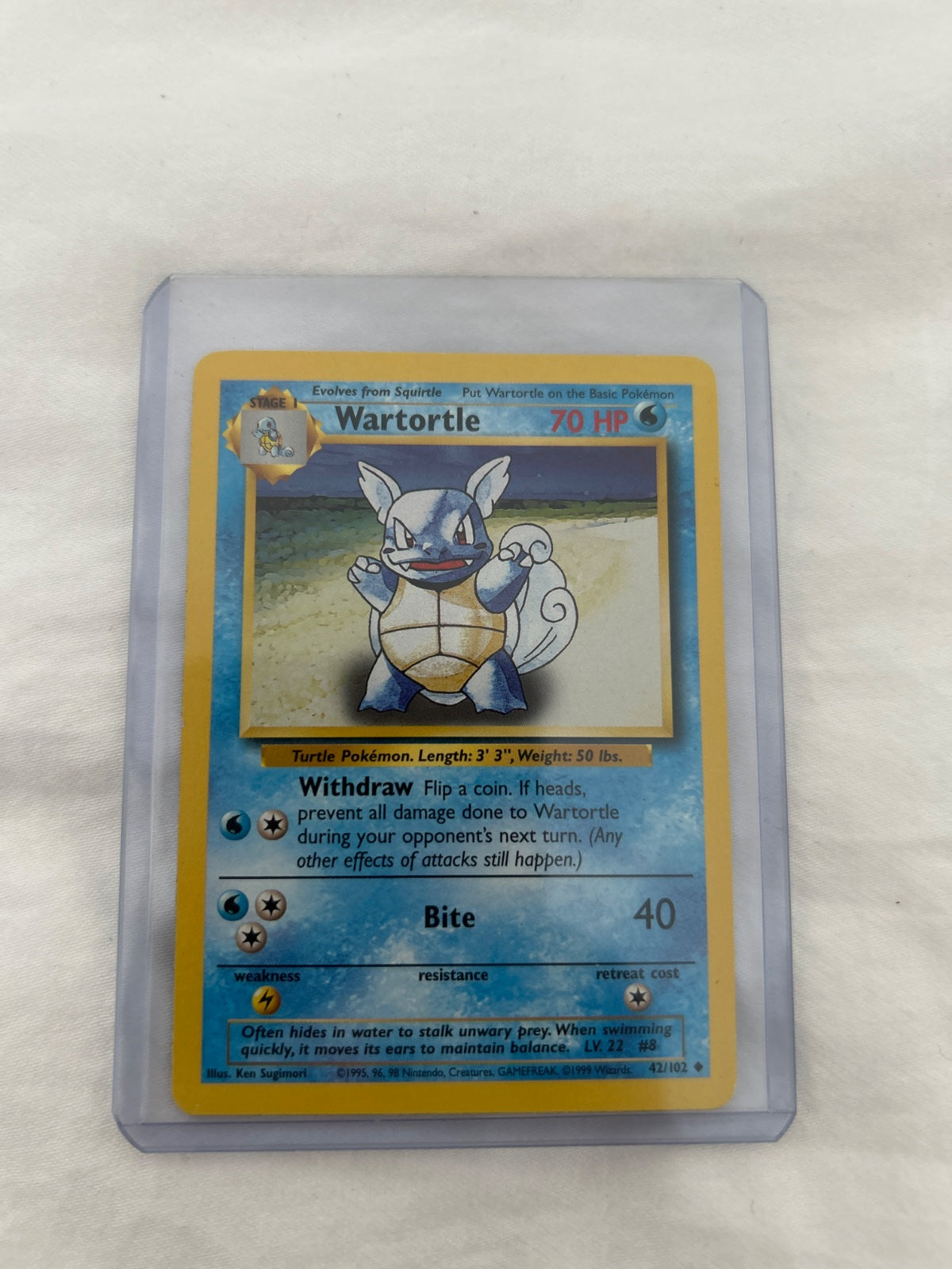 Wartortle 42 (Base Set (Unlimited))