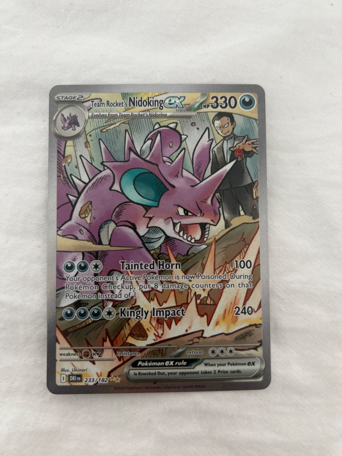 Team Rocket's Nidoking ex 233/182 (Destined Rivals)