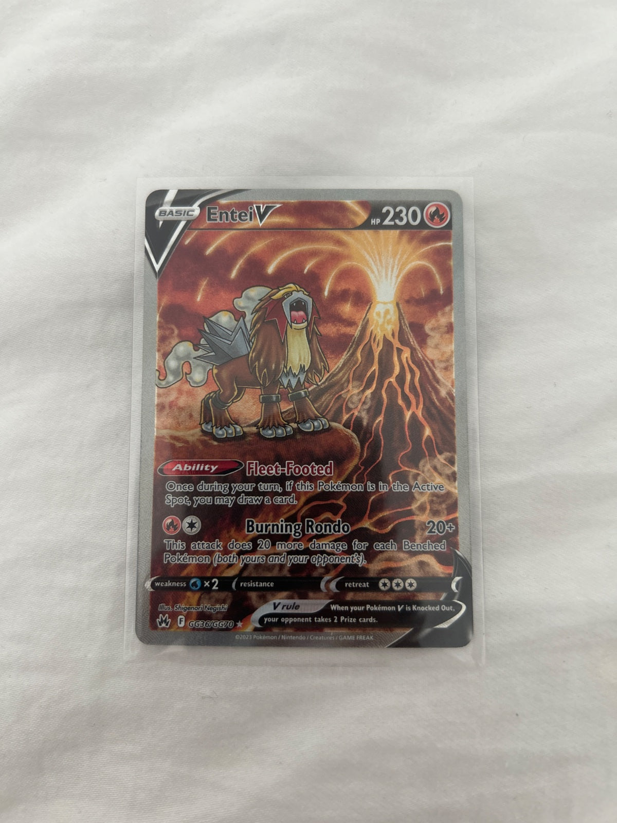 Entei V GG36/GG70 (Crown Zenith: Galarian Gallery)