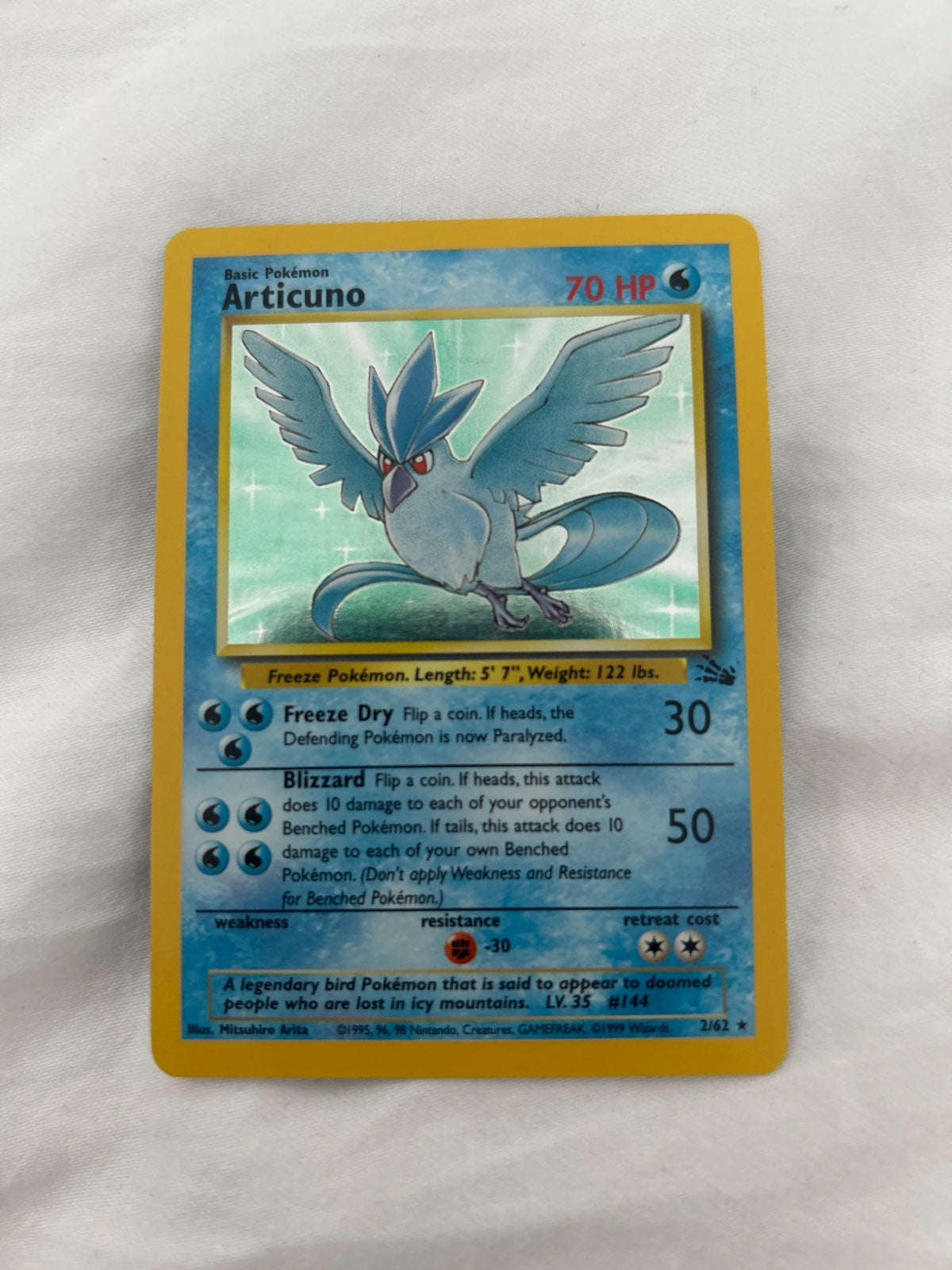 Articuno 2 · Unlimited Holofoil (Fossil)