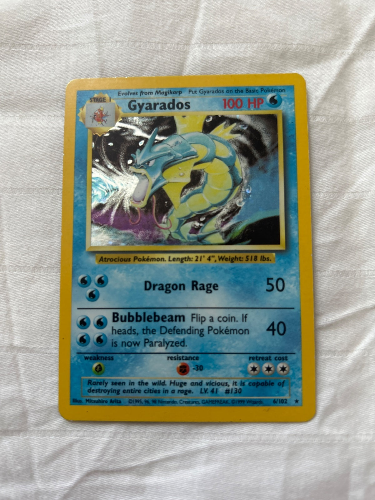 Gyarados 6 (Base Set (Unlimited))
