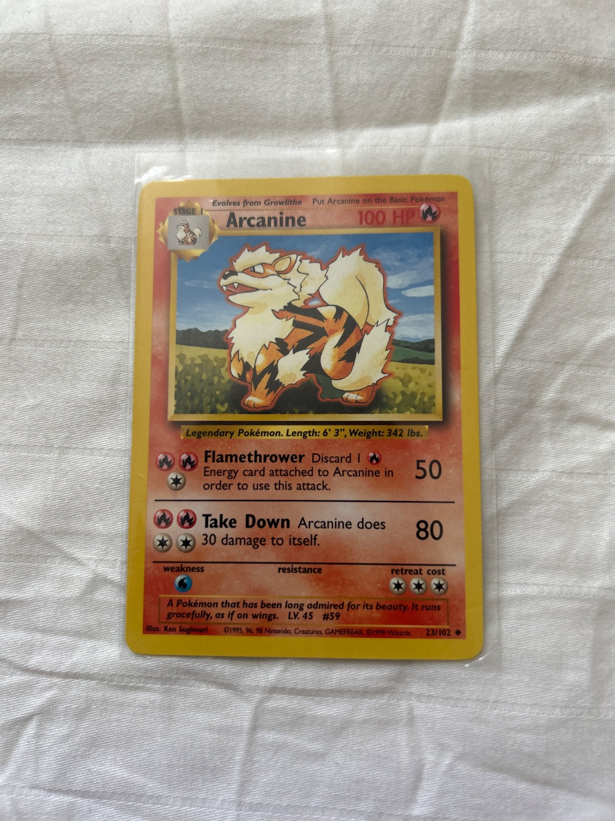 Arcanine 23 (Base Set (Unlimited))