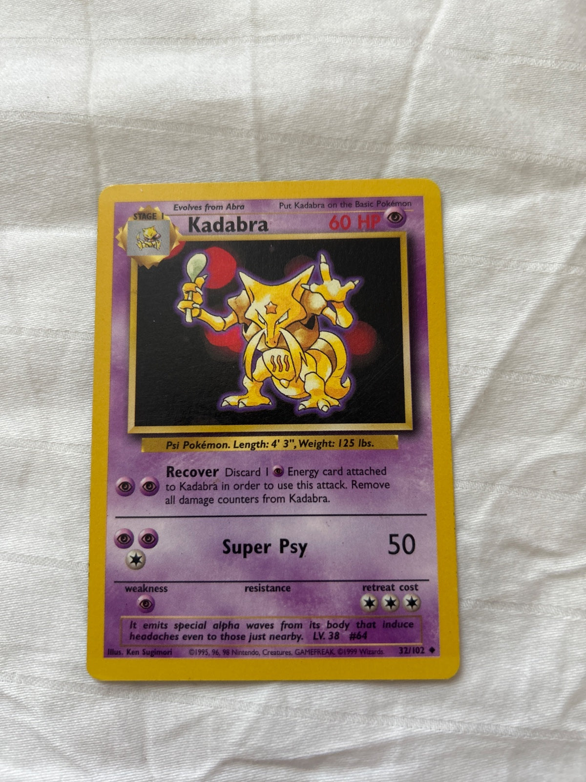 Kadabra 32 (Base Set (Unlimited))