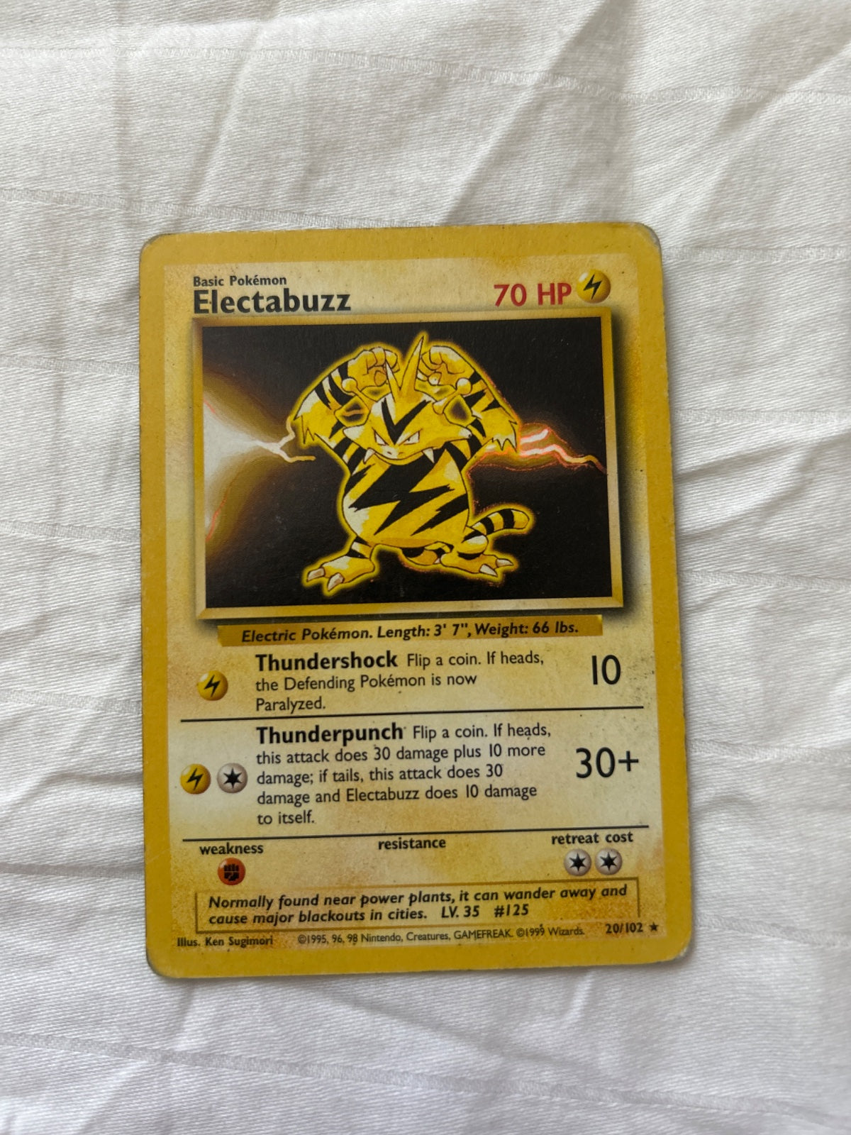 Electabuzz 20 (Base Set (Unlimited))