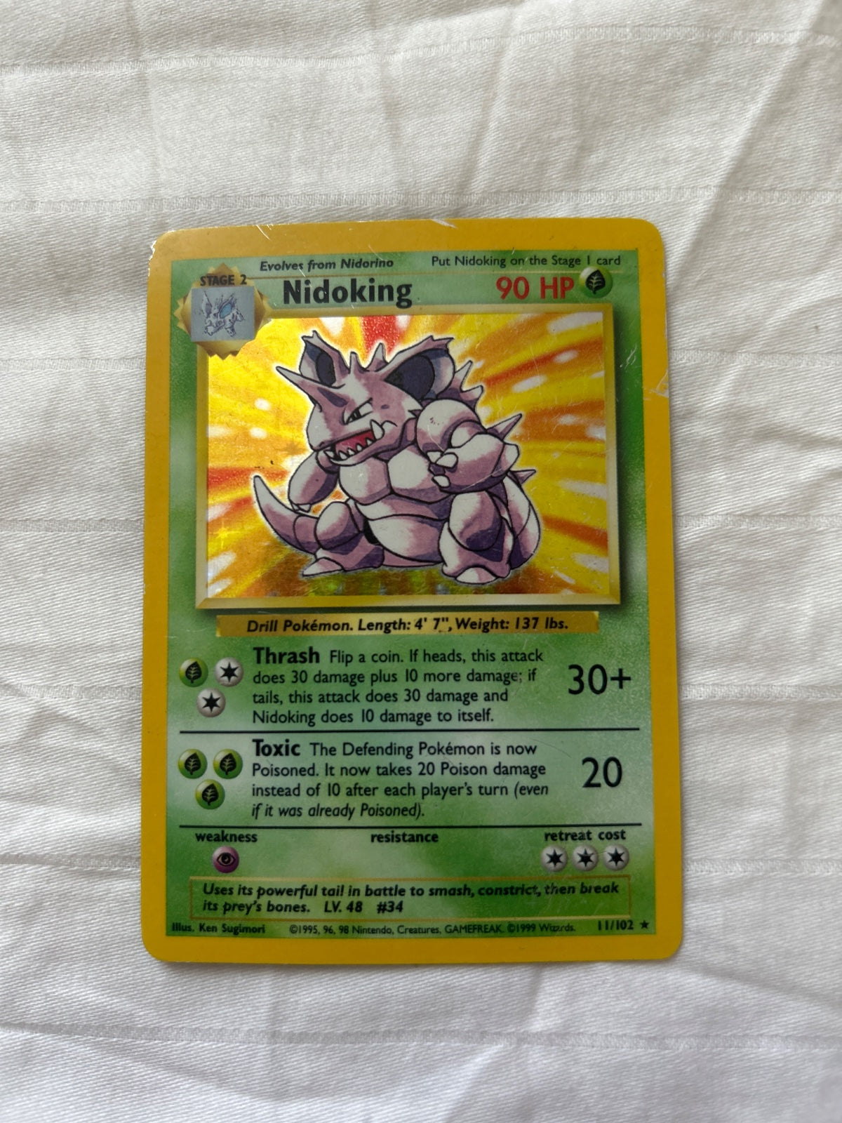 Nidoking 11 (Base Set (Unlimited))