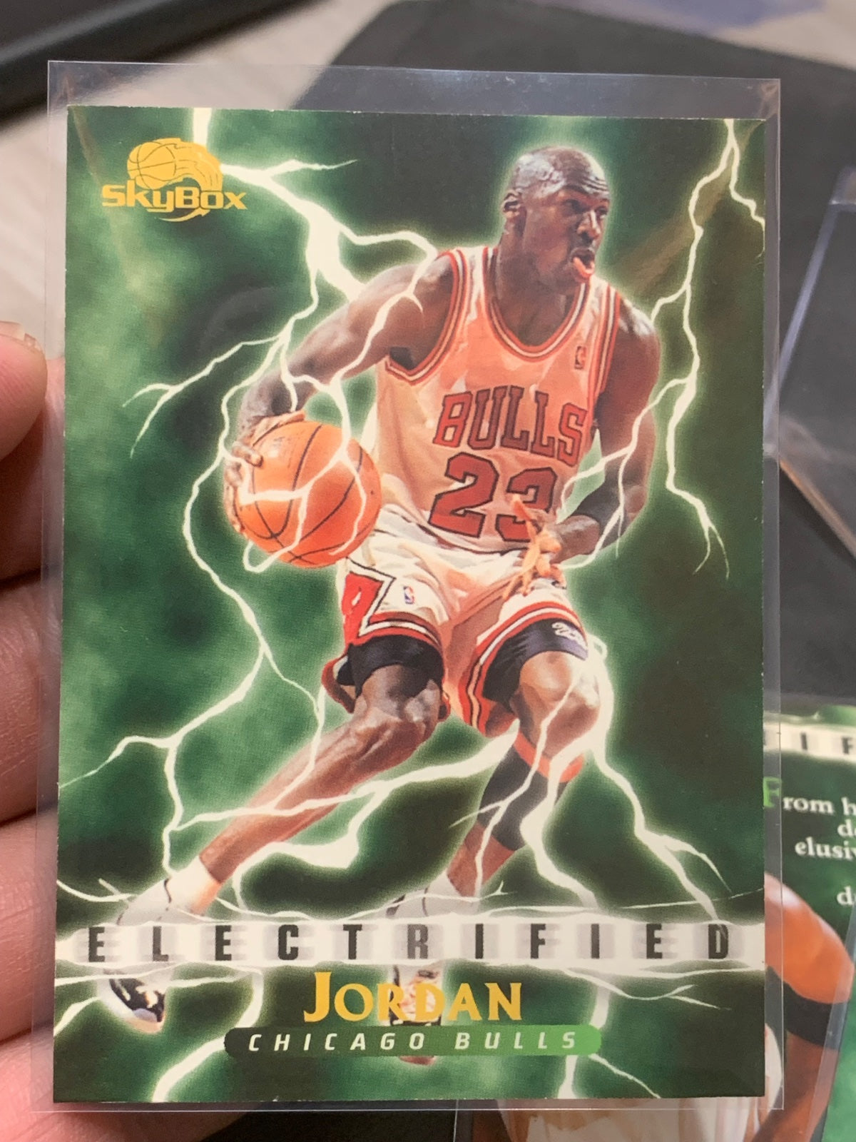 Michael  jordan “electrified”