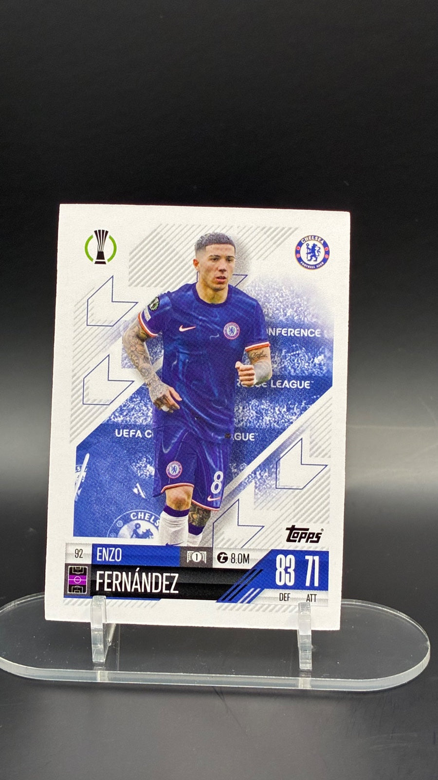 Enzo Fernandez (92) match Attax