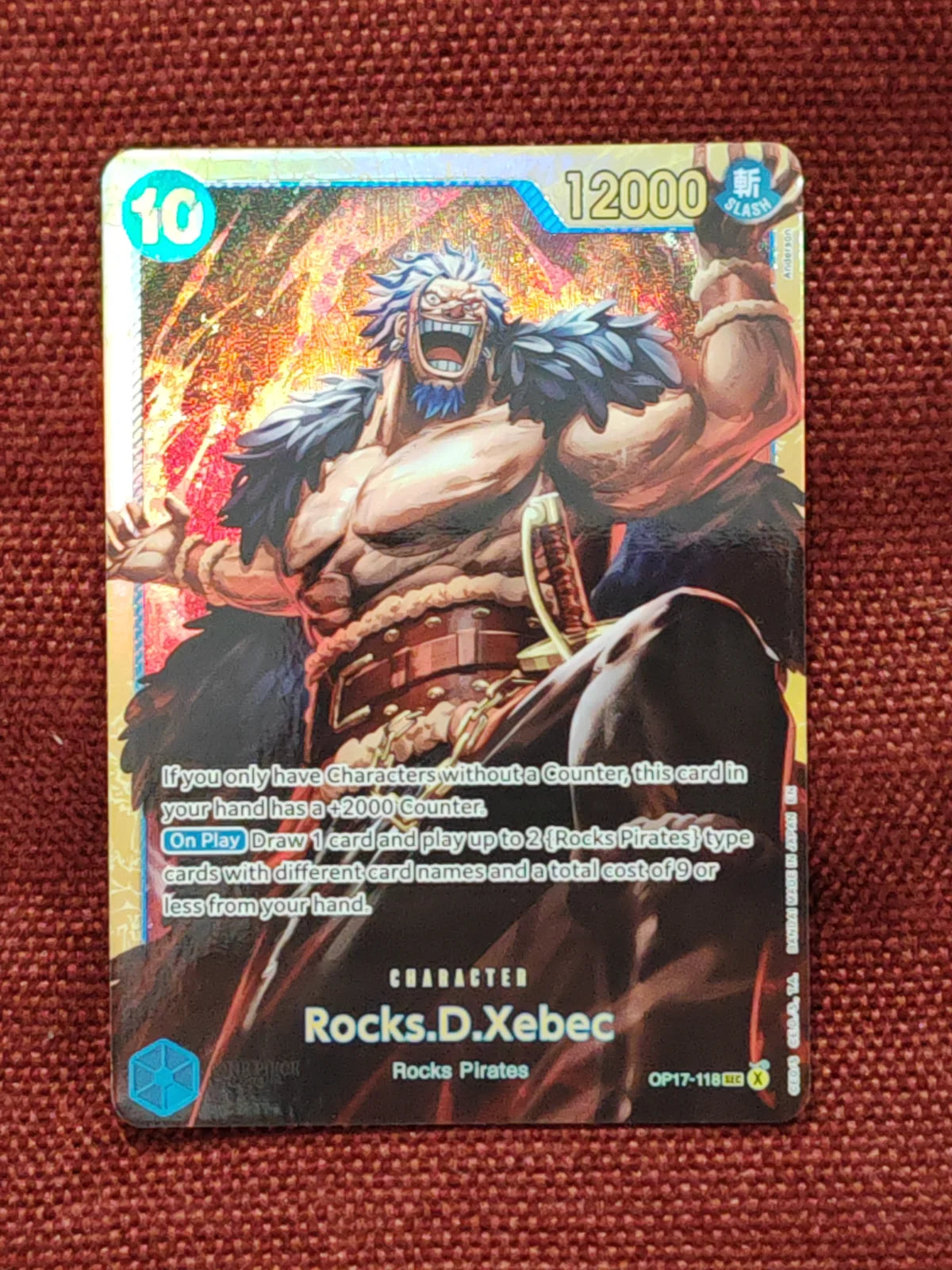 Rocks.D.Xebec OP17-118 (The World's Strongest Warriors)