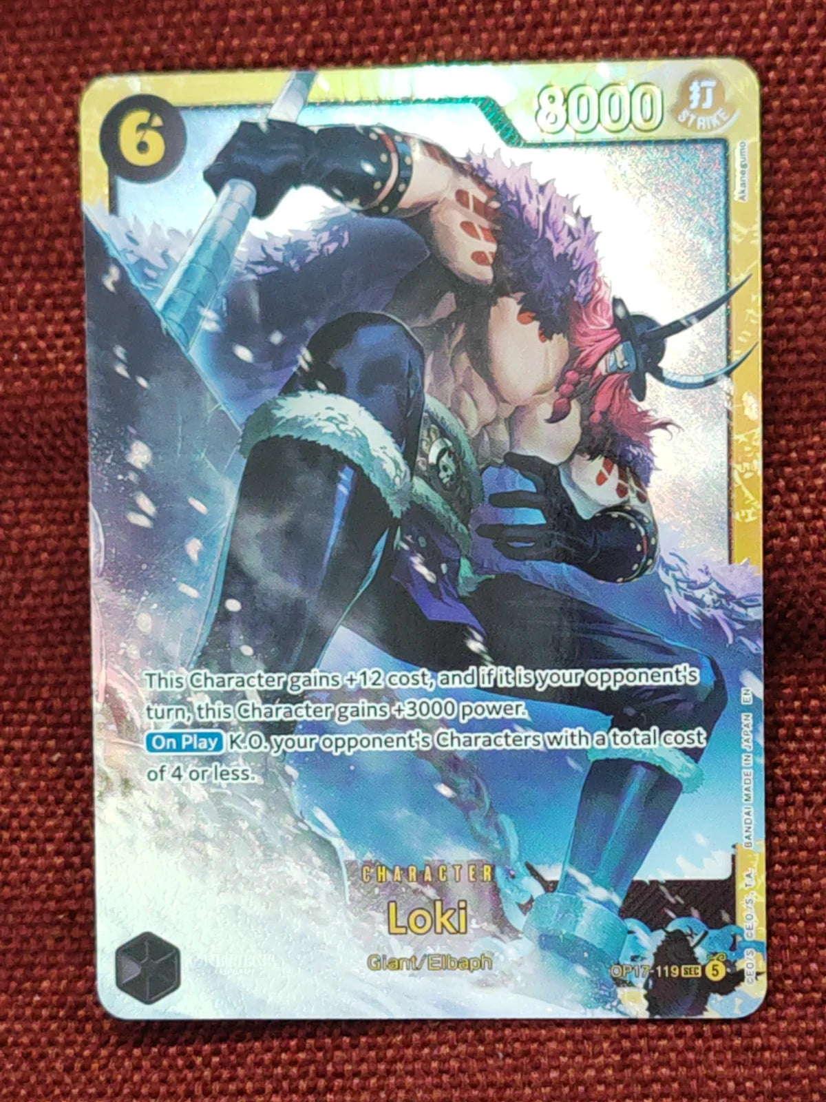 Loki OP17-119 (The World's Strongest Warriors)