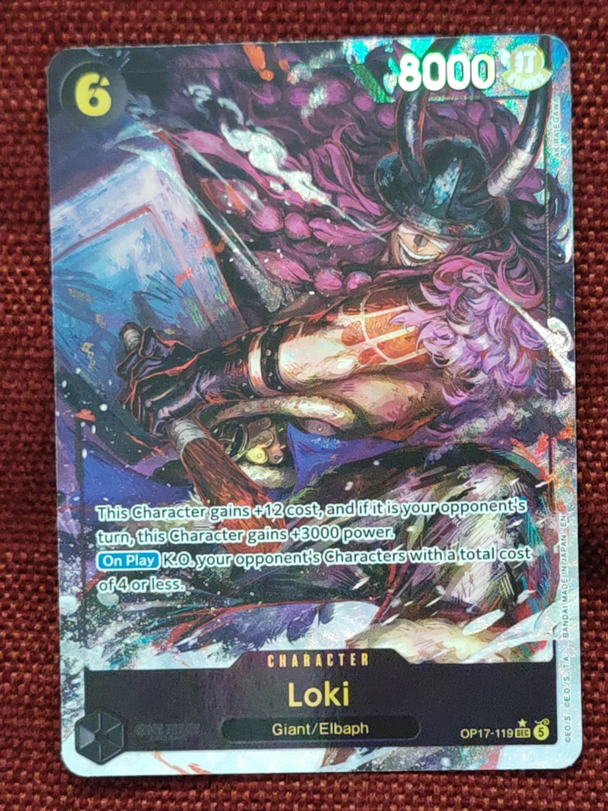 Loki (Alternate Art) OP17-119 (The World's Strongest Warriors)