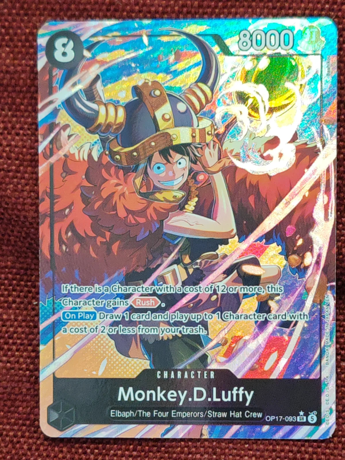 Monkey.D.Luffy (093) (Alternate Art) OP17-093 (The World's Strongest Warriors)