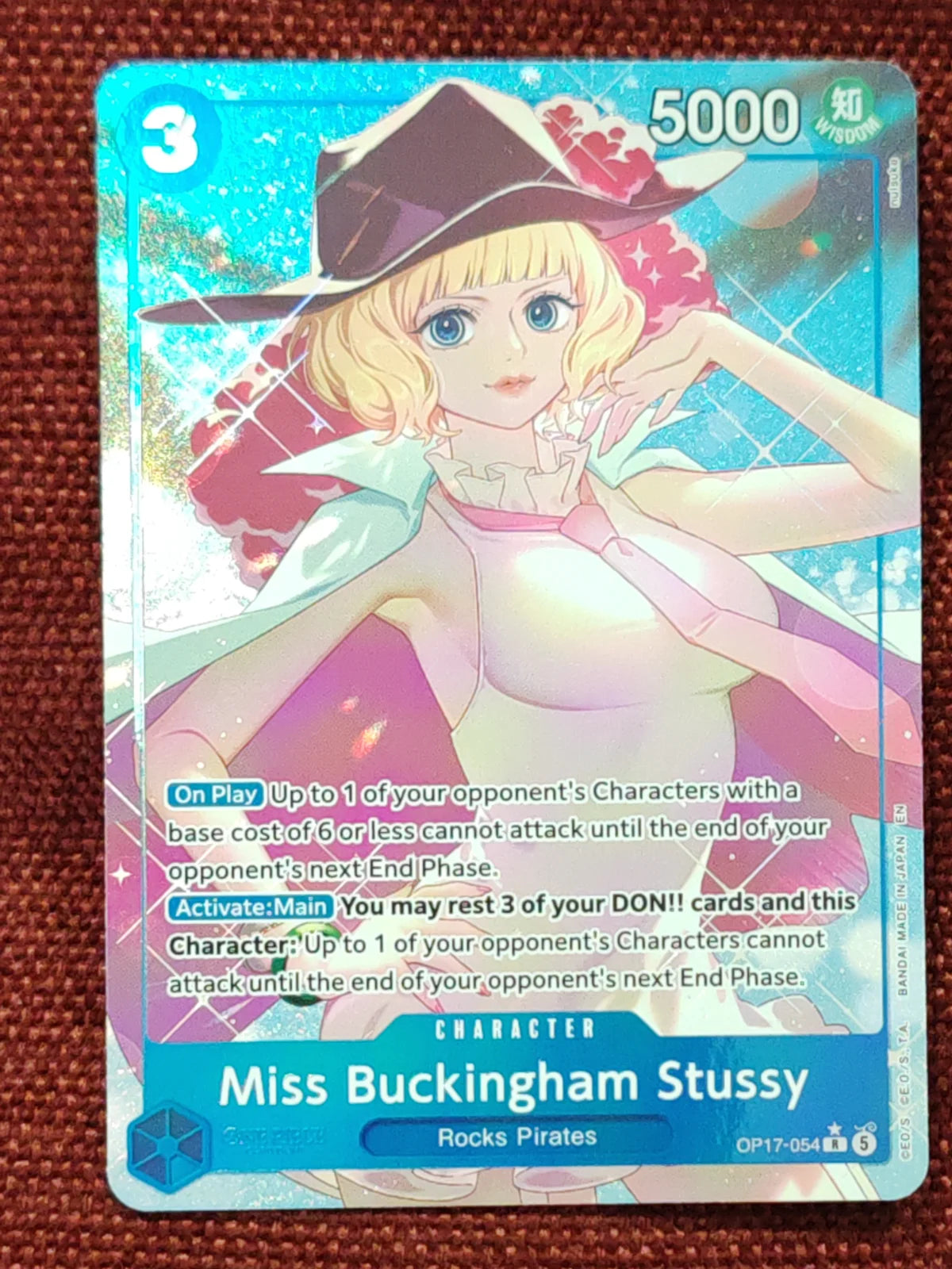 Miss Buckingham Stussy (Alternate Art) OP17-054 (The World's Strongest Warriors)