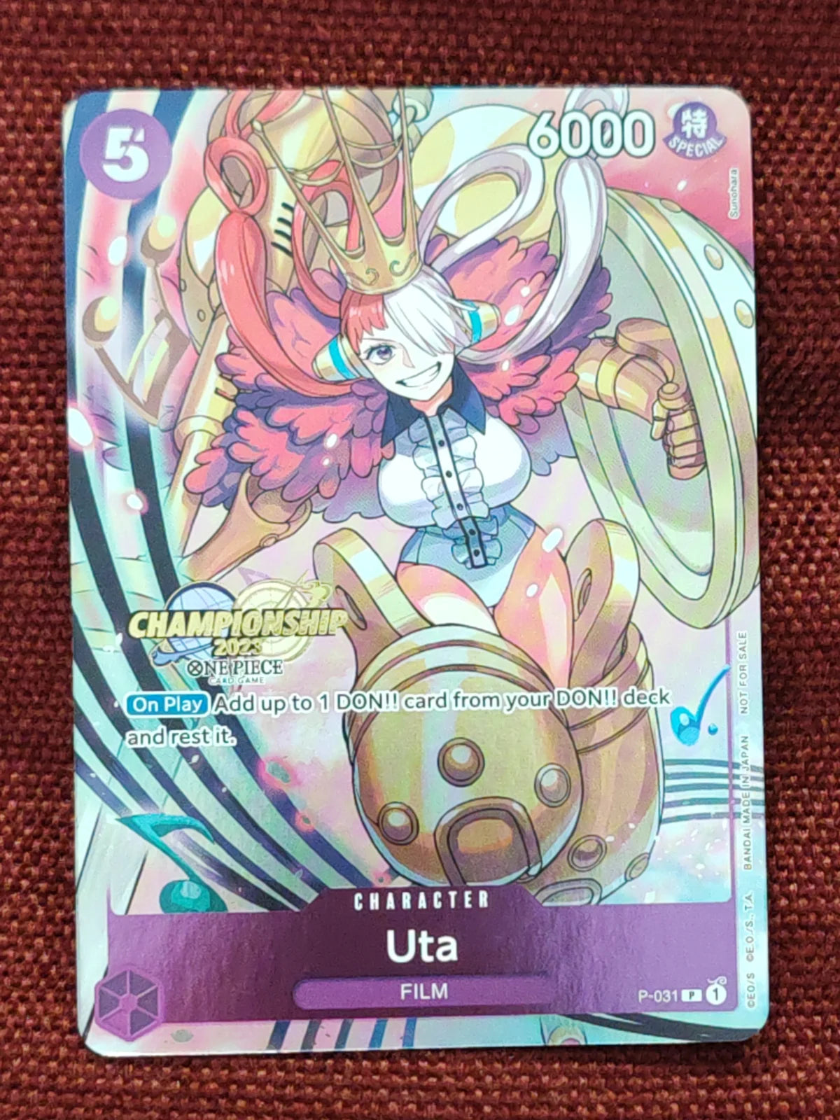 Uta (Event Pack Vol. 1) P-031 (One Piece Promotion Cards)