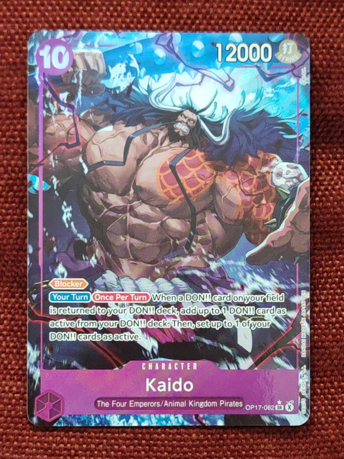 Kaido (062) (Alternate Art) OP17-062 (The World's Strongest Warriors)