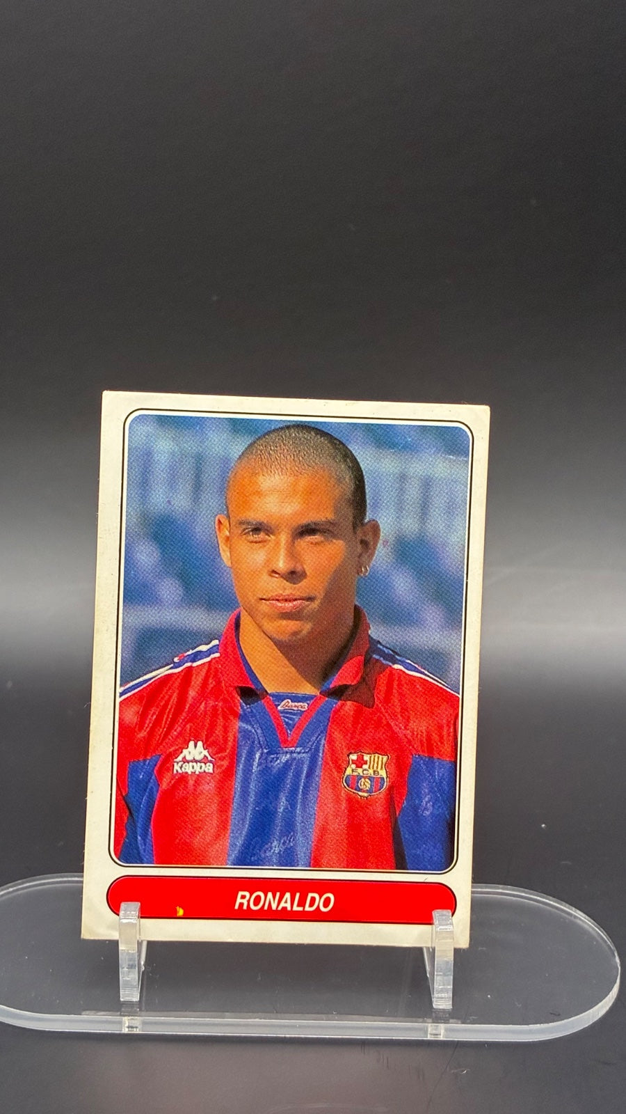 ronaldo 1996 panini barcelona