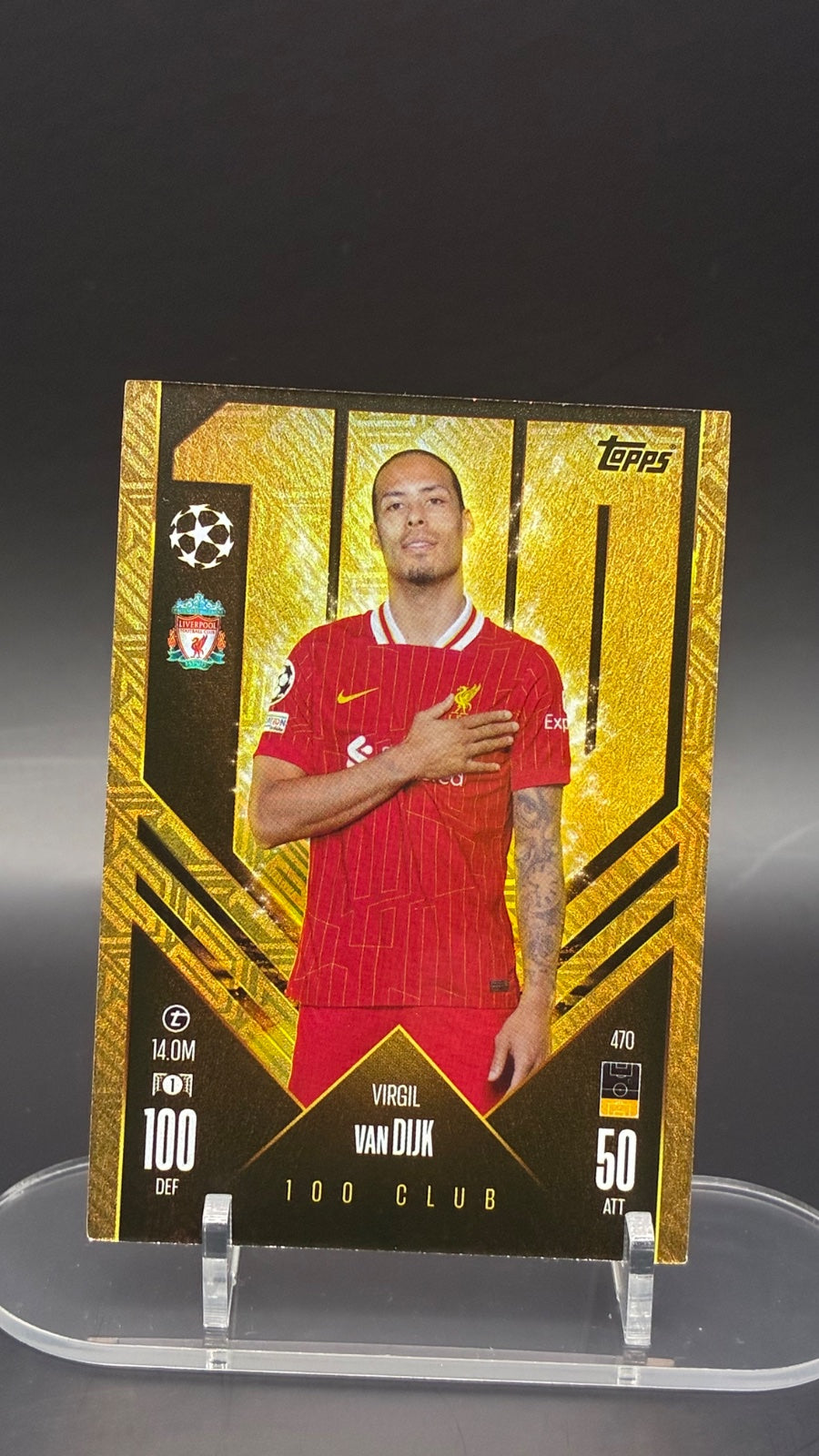 van Dijk match Attax 2024