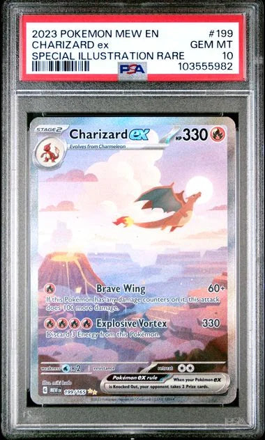 Charizard ex 199/165 (SV: 151) — PSA 10