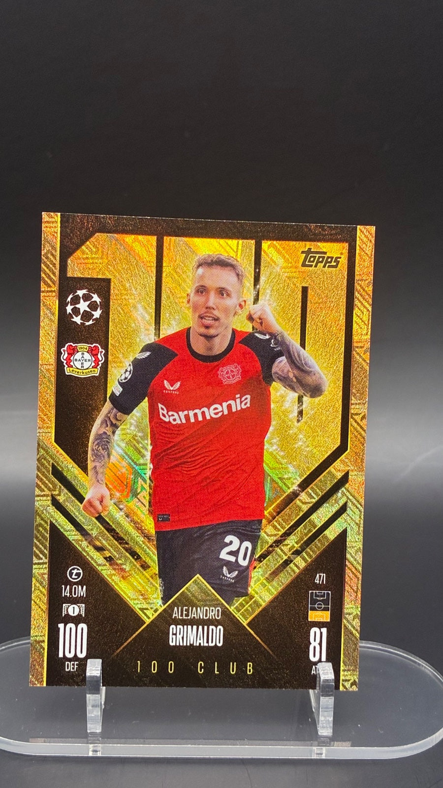 Grimaldo match Attax 2024