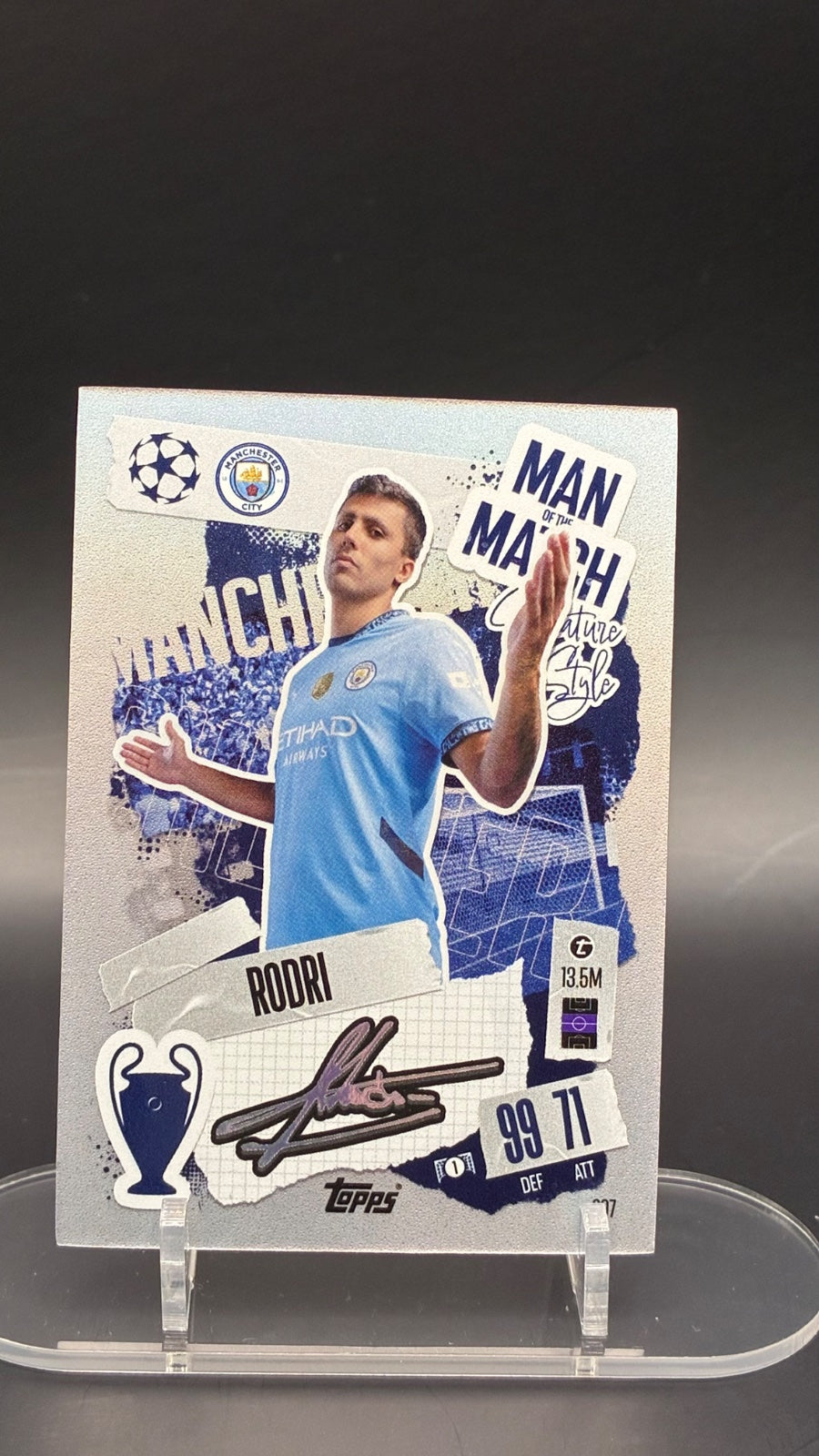 Rodri match Attax 2024