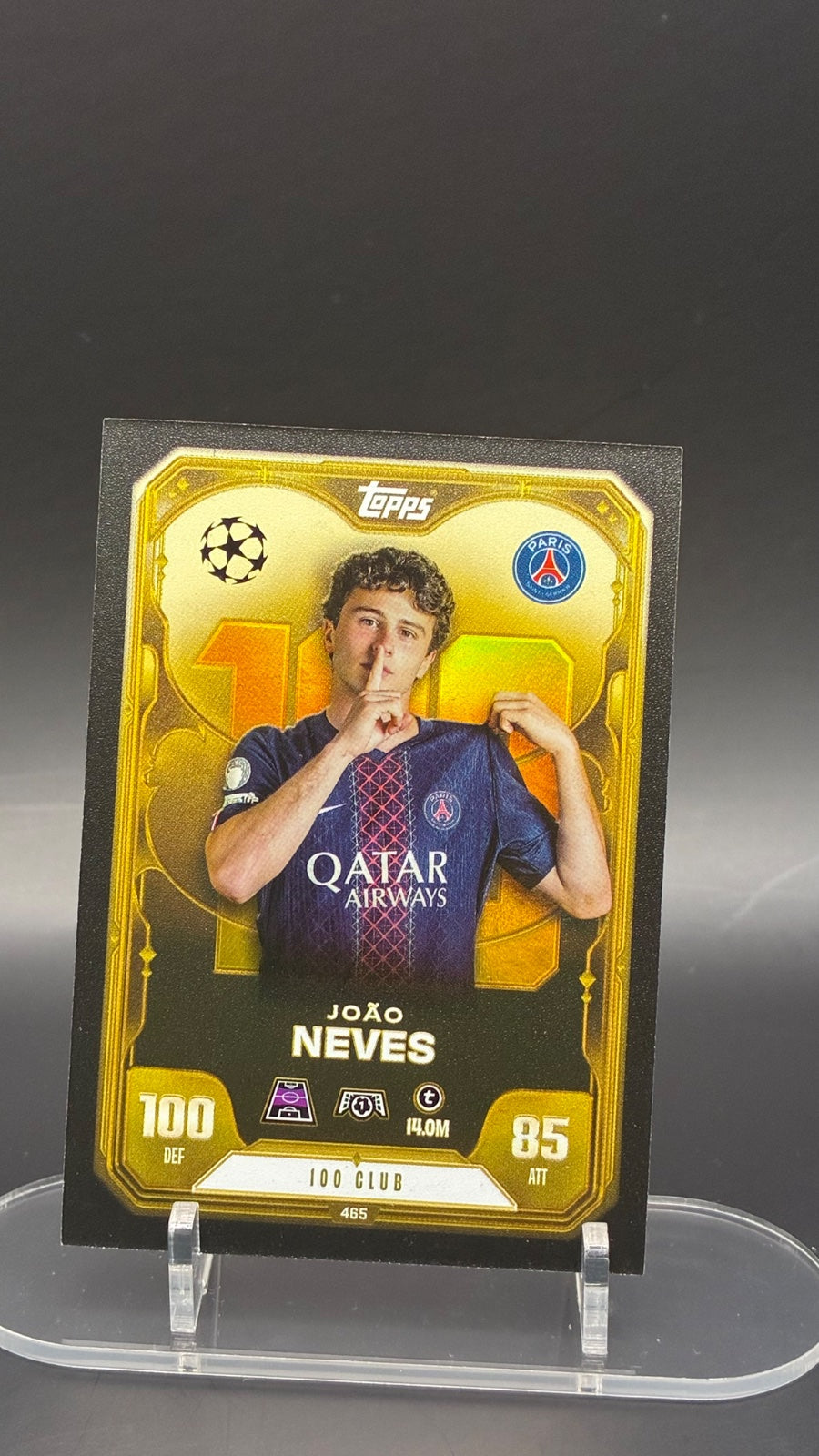 Joao neves match Attax 2025