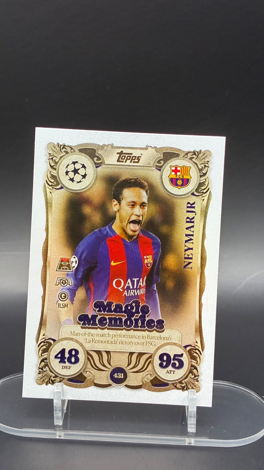 Neymar match Attax 2024