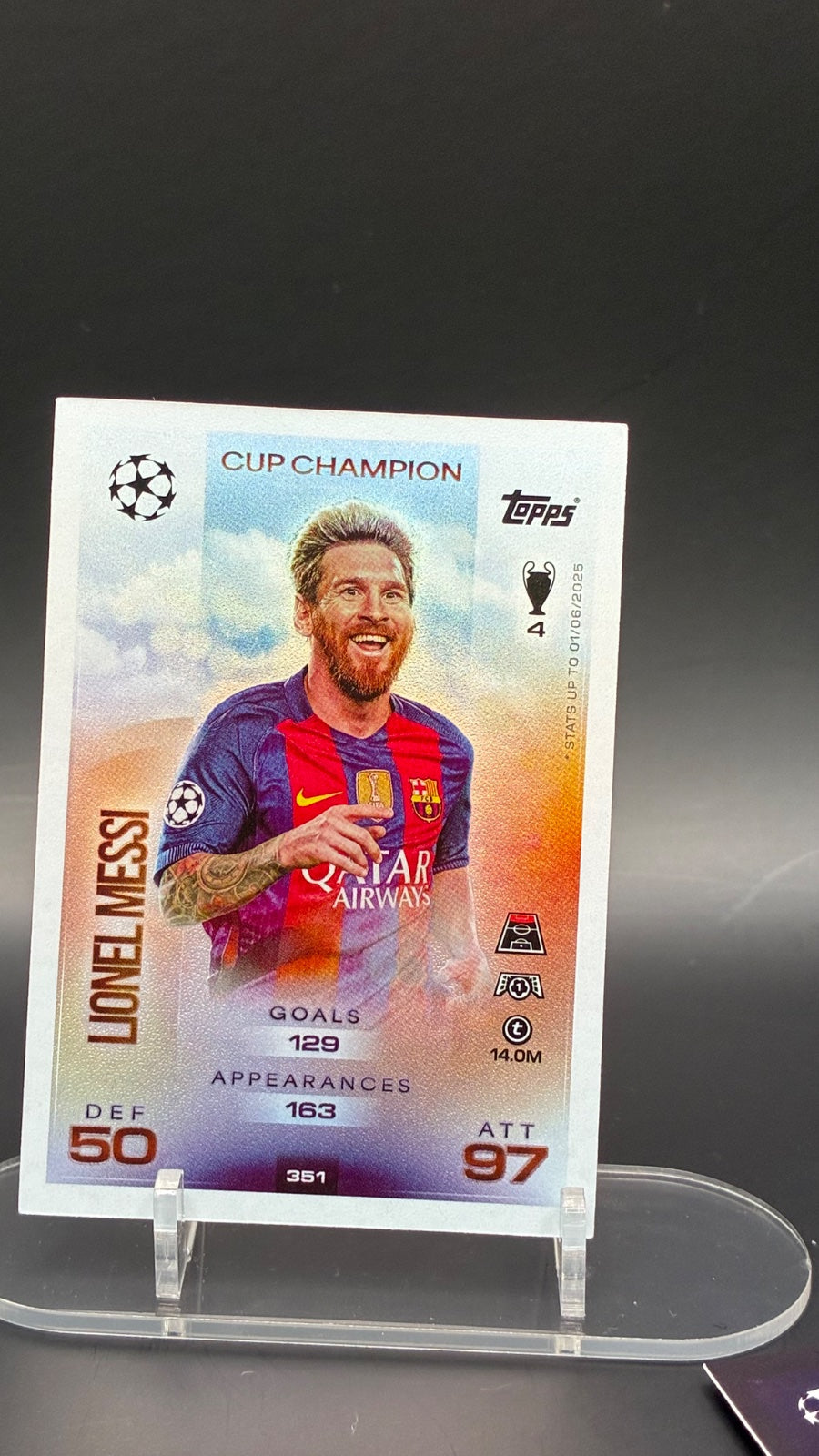 Messi match Attax 2024