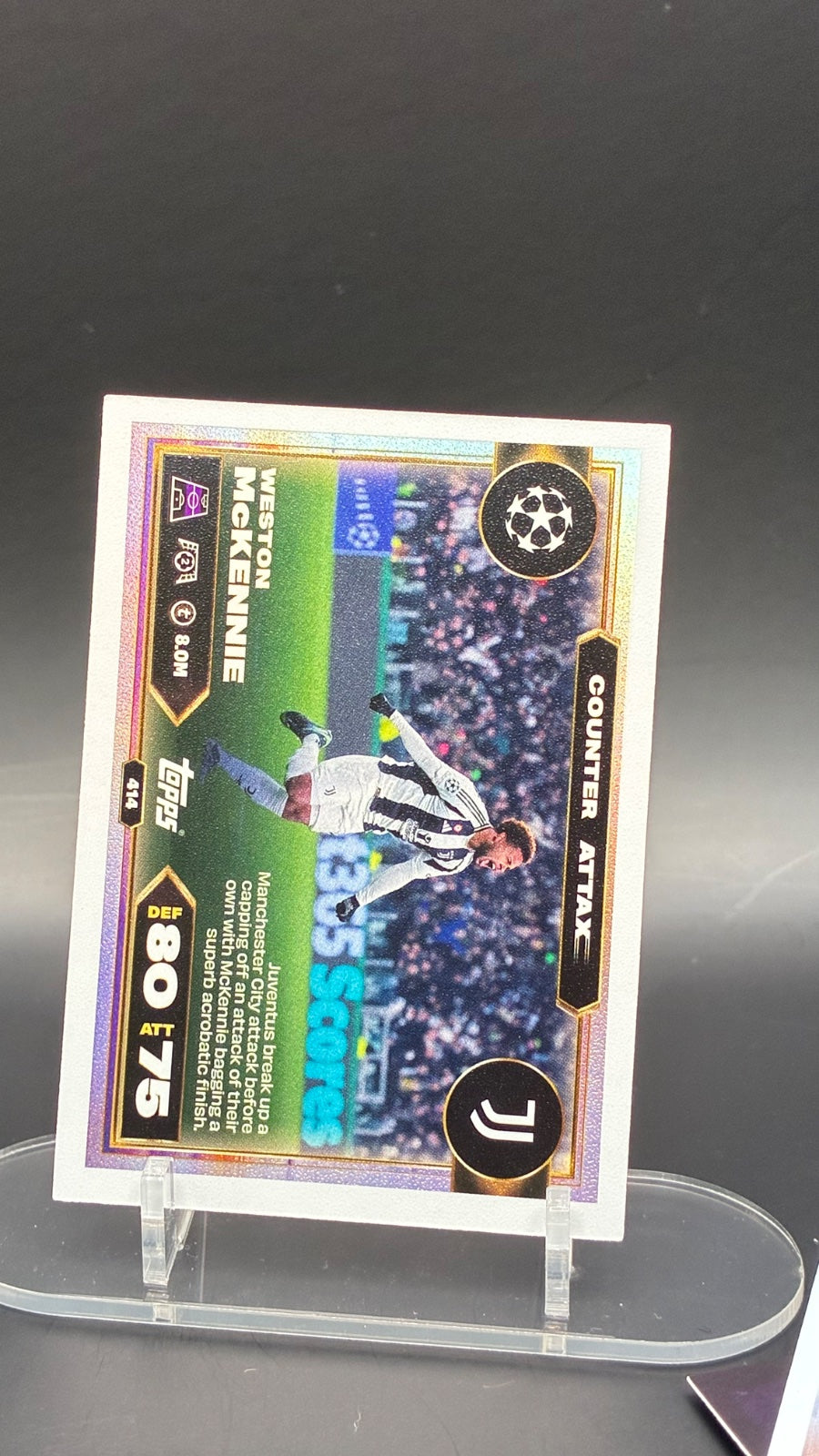 mckennie match Attax 2025