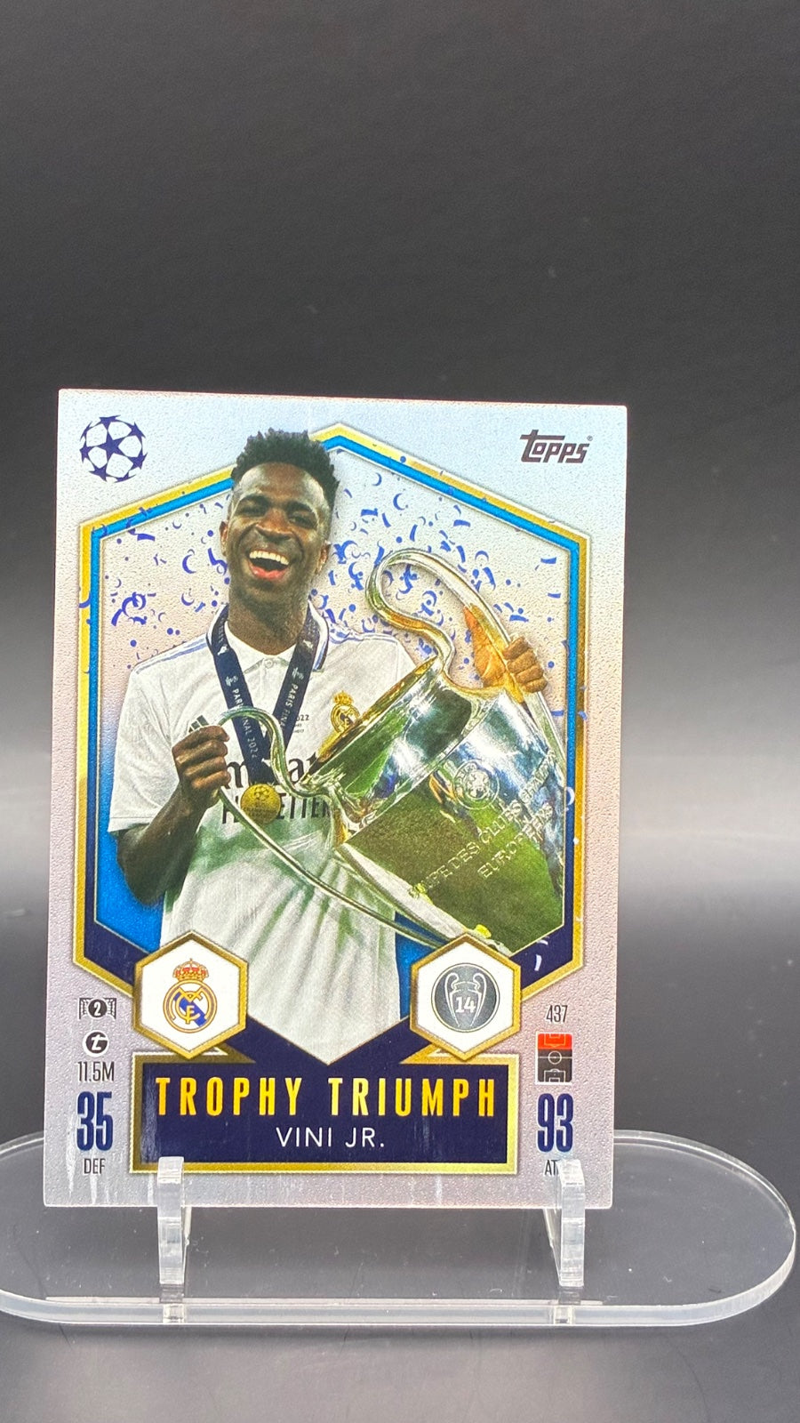 Vinicius junior match Attax 2024-25