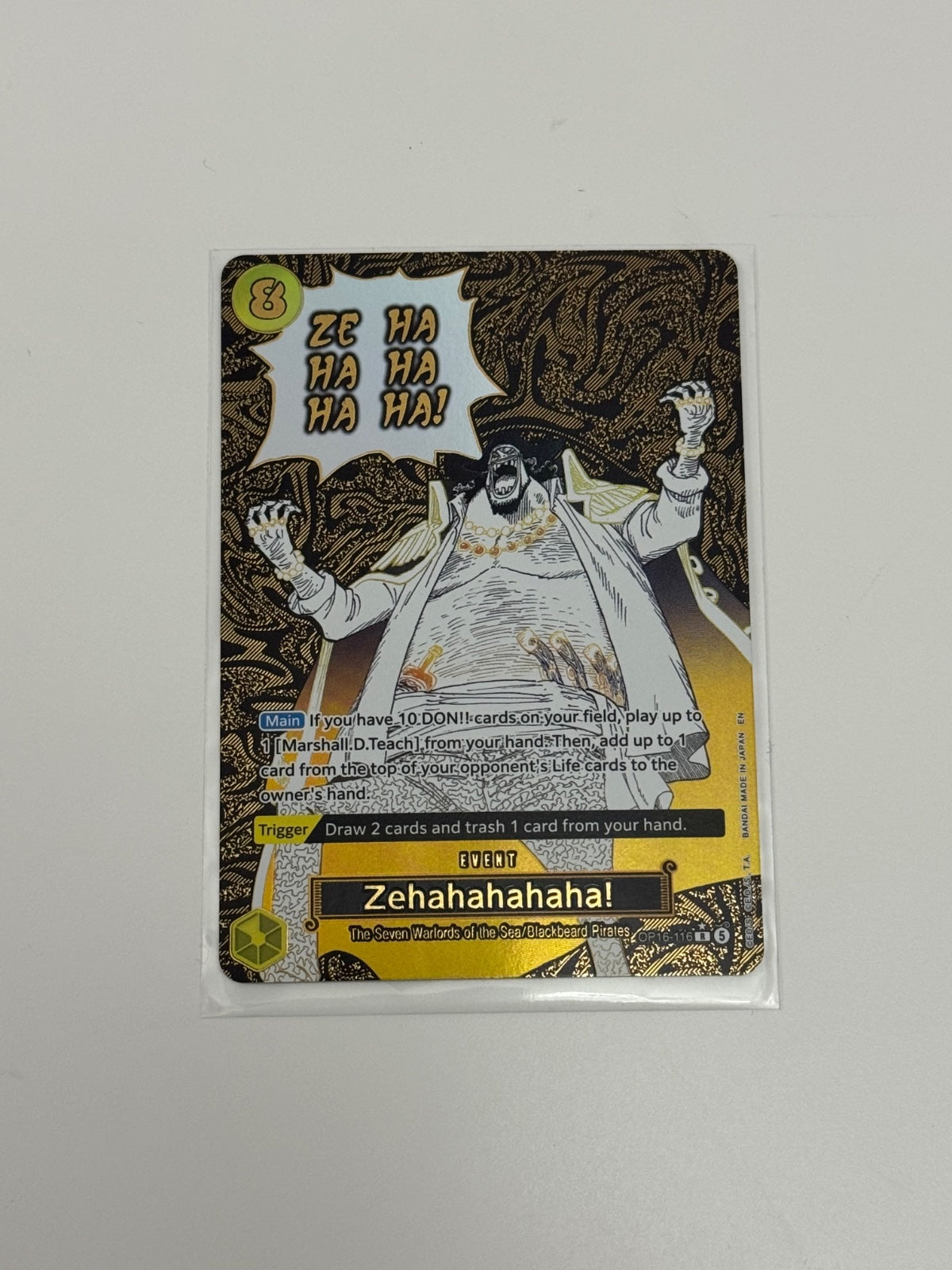Zehahahahaha! (Alternate Art) OP16-116 (The Time of Battle)