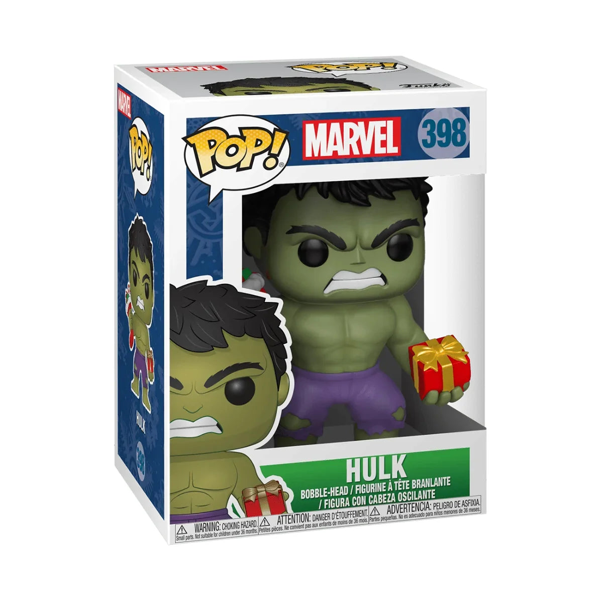Funko POP! Marvel: Hulk with Presents #398 Holiday Theme