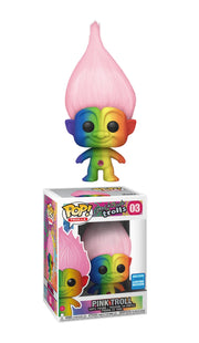 Funko Pop! Trolls: Good Luck Trolls - Pink Troll #03 Funko 2020 Wondrous Convention Limited Edition Exclusive