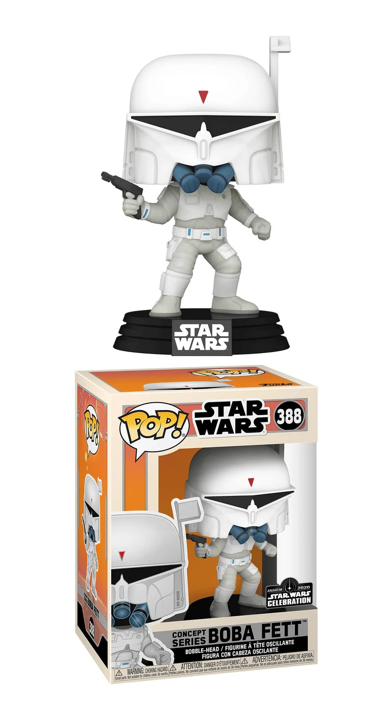 Funko Pop! Star Wars - Concept Series Boba Fett #388 Anaheim 2020 Star Wars Celebration Sticker