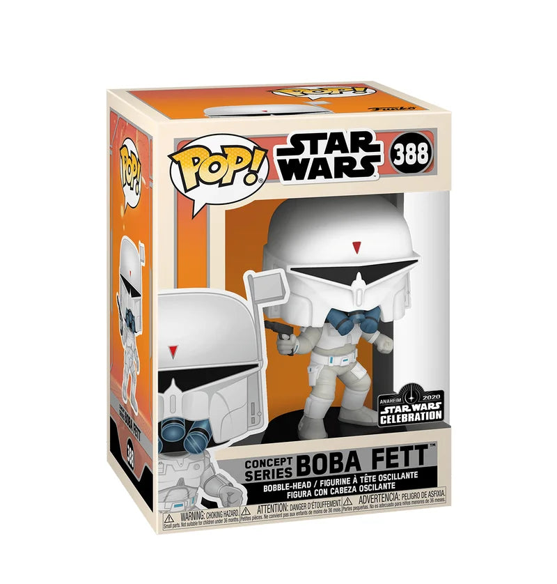 Funko Pop! Star Wars - Concept Series Boba Fett #388 Anaheim 2020 Star Wars Celebration Sticker